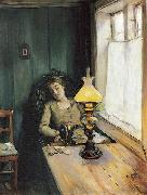 Christian Krohg Trett oil painting artist